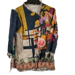 Limelight Multicolor Floral Patchwork Tunic